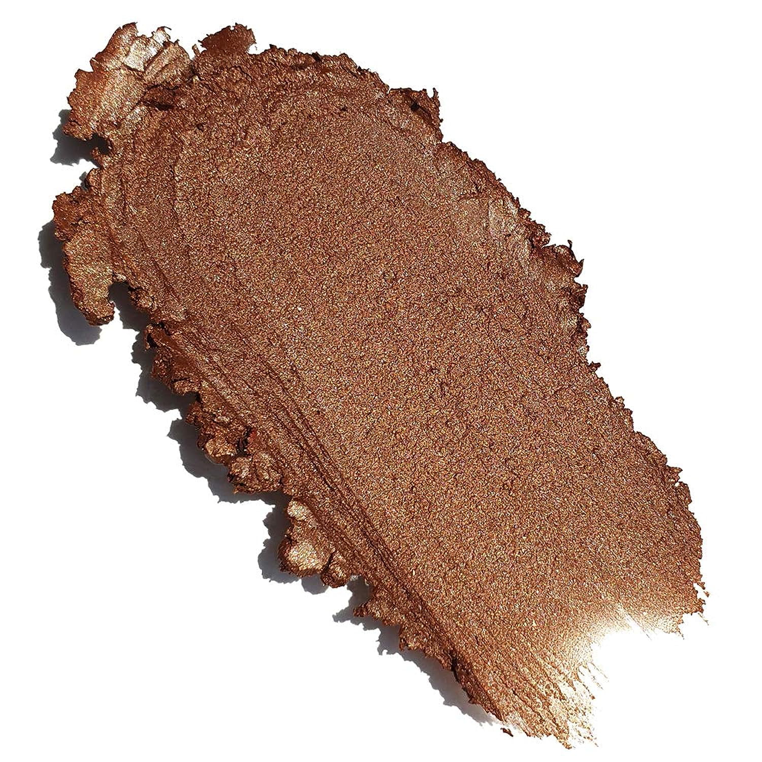 MODE Glide  and  Glow 3 in 1 Highlighter Creamy Color Makeup Blush Stick, Long Wear Glowing Radiance for Eyes, Cheeks, Lips with Nourishing Natural Skincare - GLAZE - Lustrous Satin Brown Br