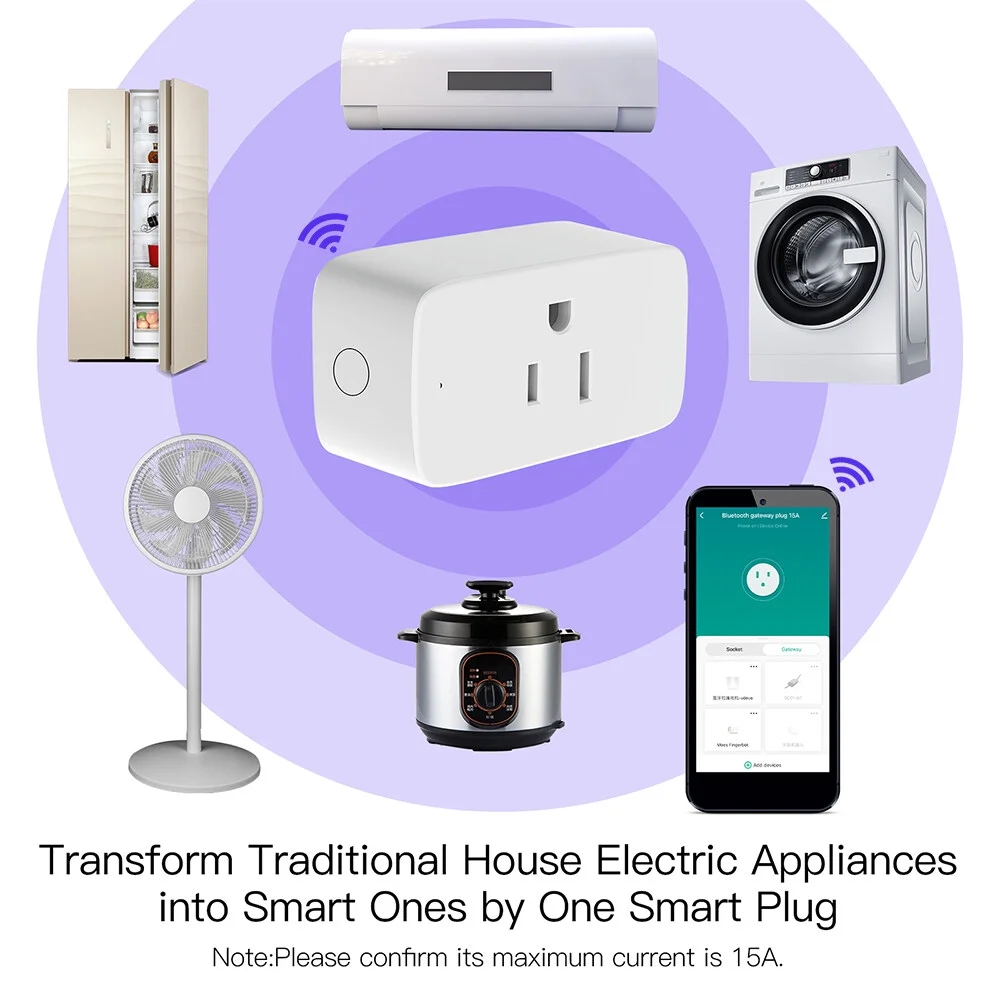 Tuya Smart Plug WiFi Socket Mini Outlet Bluetooth Gateway Hub