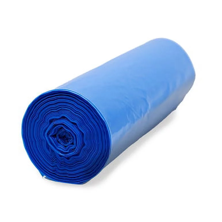 LARGE ROLL BAGS - Pet Waste Bag - Case of 6000 / 30 Rolls (Blue)