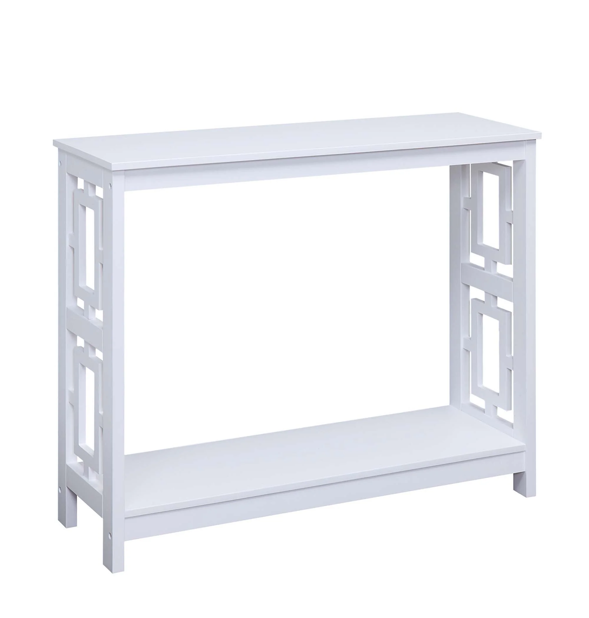 Convenience Concepts Town Square Console Table, White