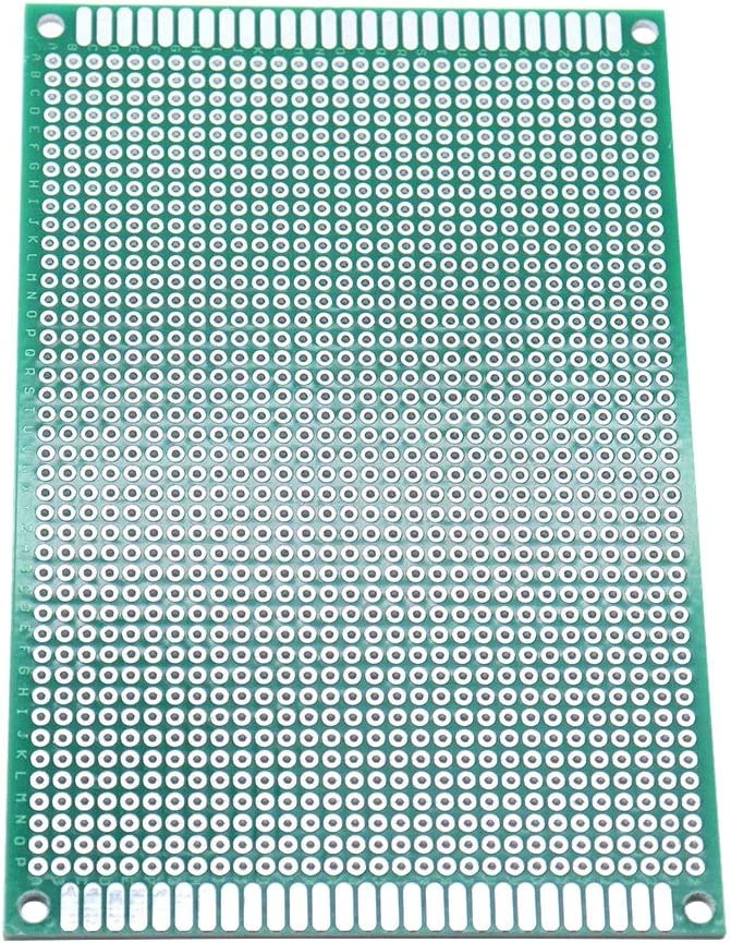Sscon 5Pcs 8x12cm Double Sided Prototype PCB Universal Printed Circuit Board for DIY Soldering