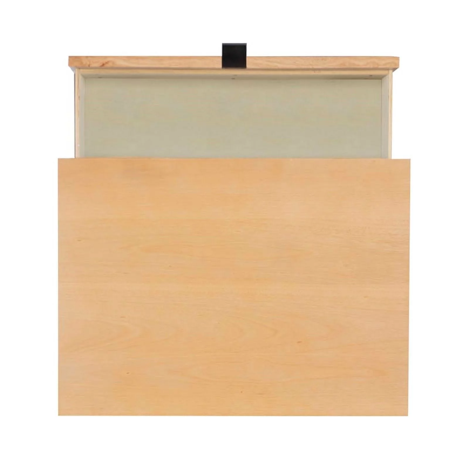 Linon Winnie Wood Nightstand 2 Drawers with Cane Front Panels in Natural Stain