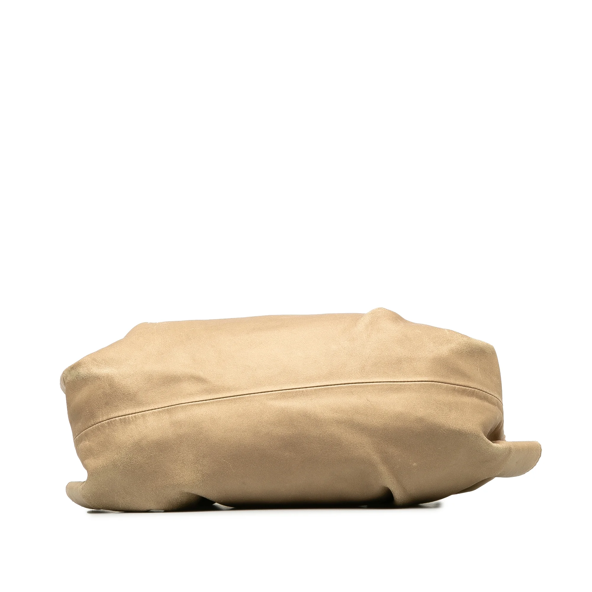 Pre-Owned Authenticated Loewe Nappa Aire Calf Leather Brown Handbag Top HandleBag Unisex (Fair)