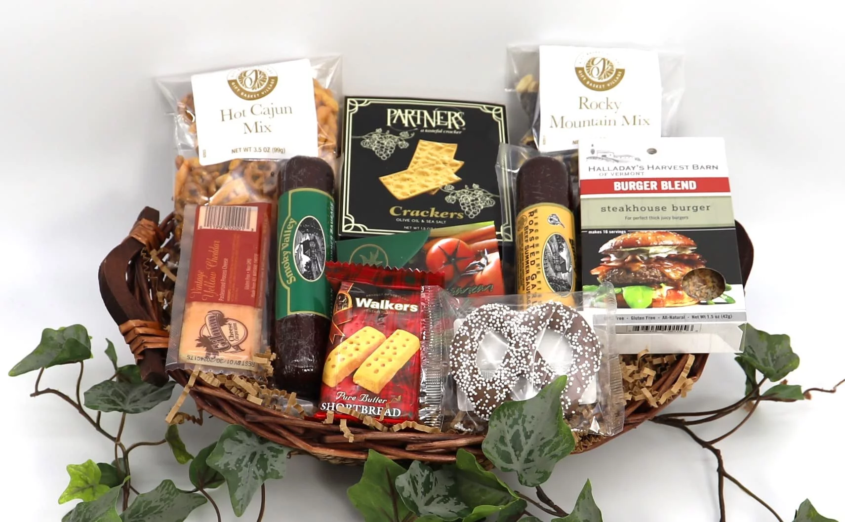 Happy Camper, A Camping Themed Basket Filled With Flavorful Snacks & Treats For Everyone - Perfect For Around The Campfire (6 Pounds)