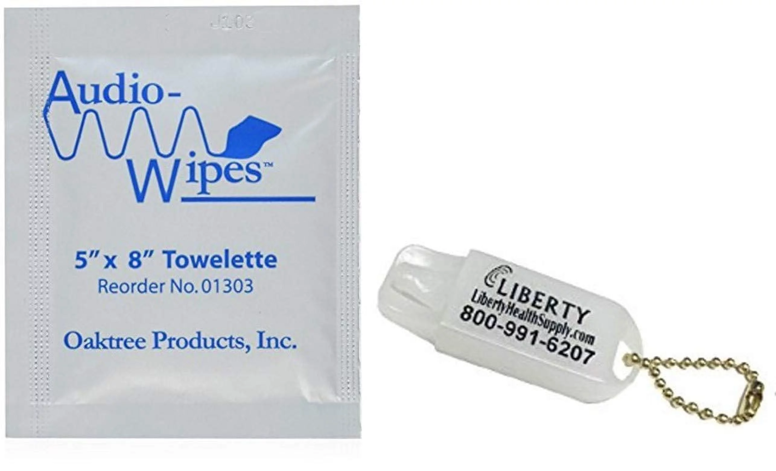 Audio-Wipes Cleaning Towelettes - Individually Packaged (100 Count)