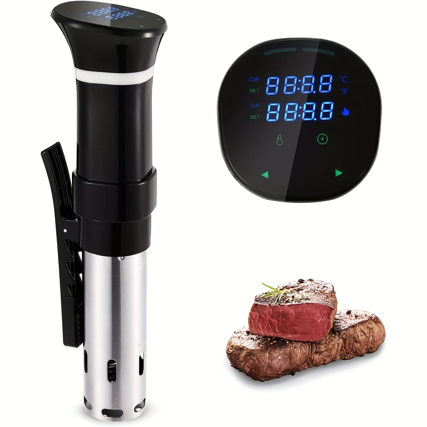 Sous Vide Cooker with Fast Heating  Digital Display  and Precise Temperature Control - Perfect for Restaurant-Quality Meals at Home