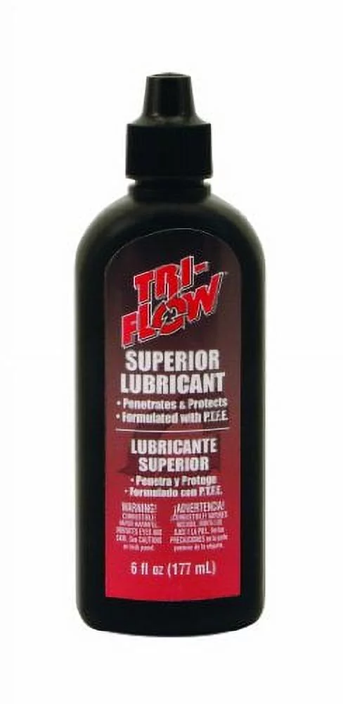 Tri-Flow TF Superior Lubricant Drip Bottle- 6 oz 6- ounces Drip Bottle drip bottle