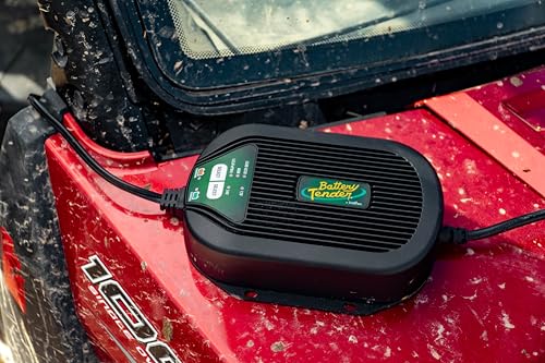 Battery Tender 5 AMP Selectable 12V / 24V Battery Charger and Maintainer - Switchable 5 AMP / 2.5 AMP Onboard Marine for Boat Watercraft - Screw Mountable Heavy Duty Weather Resistant - 022-0258-DL-WH