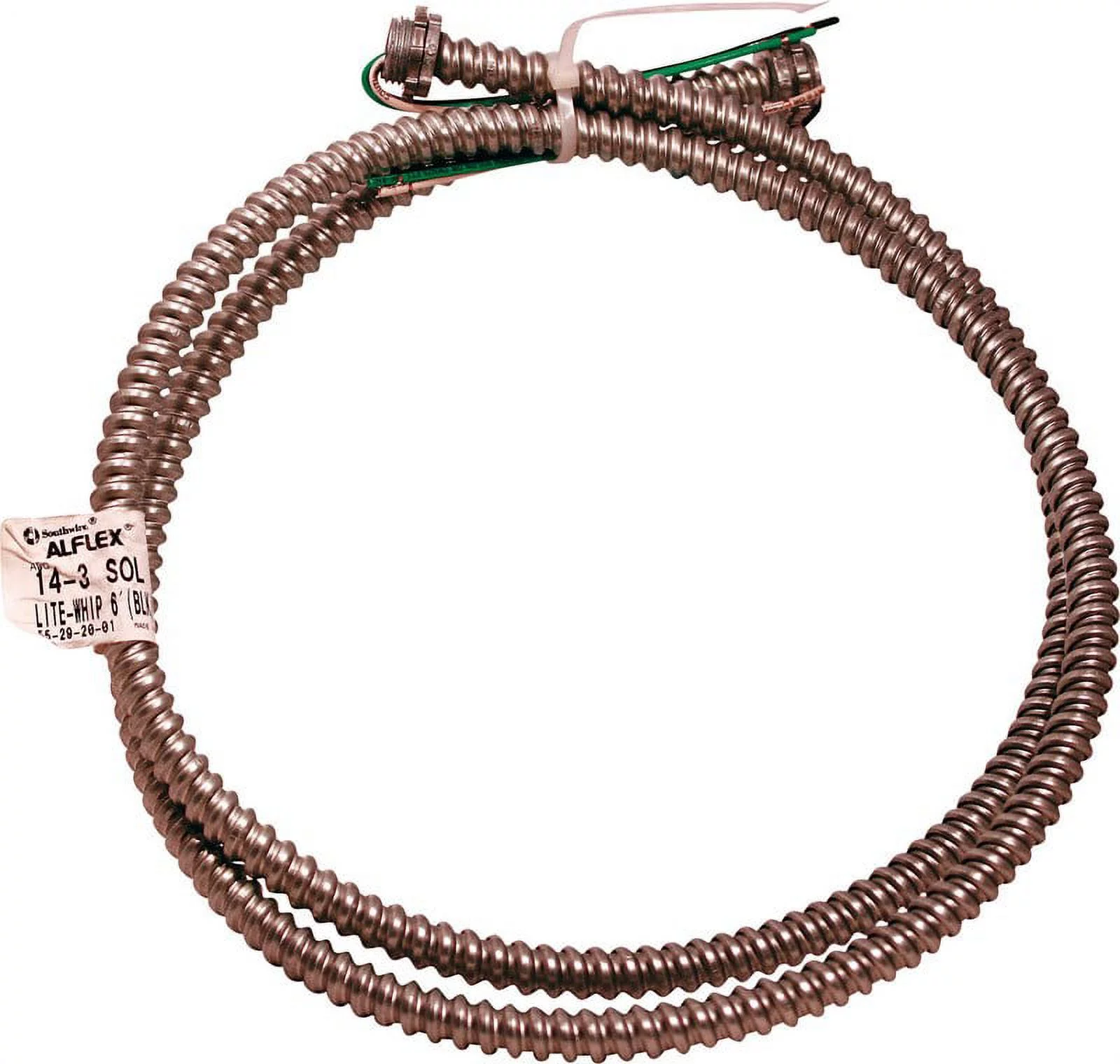 Alflex 55292015 Pre-Assembled Flex Whip 600 V, 3/8