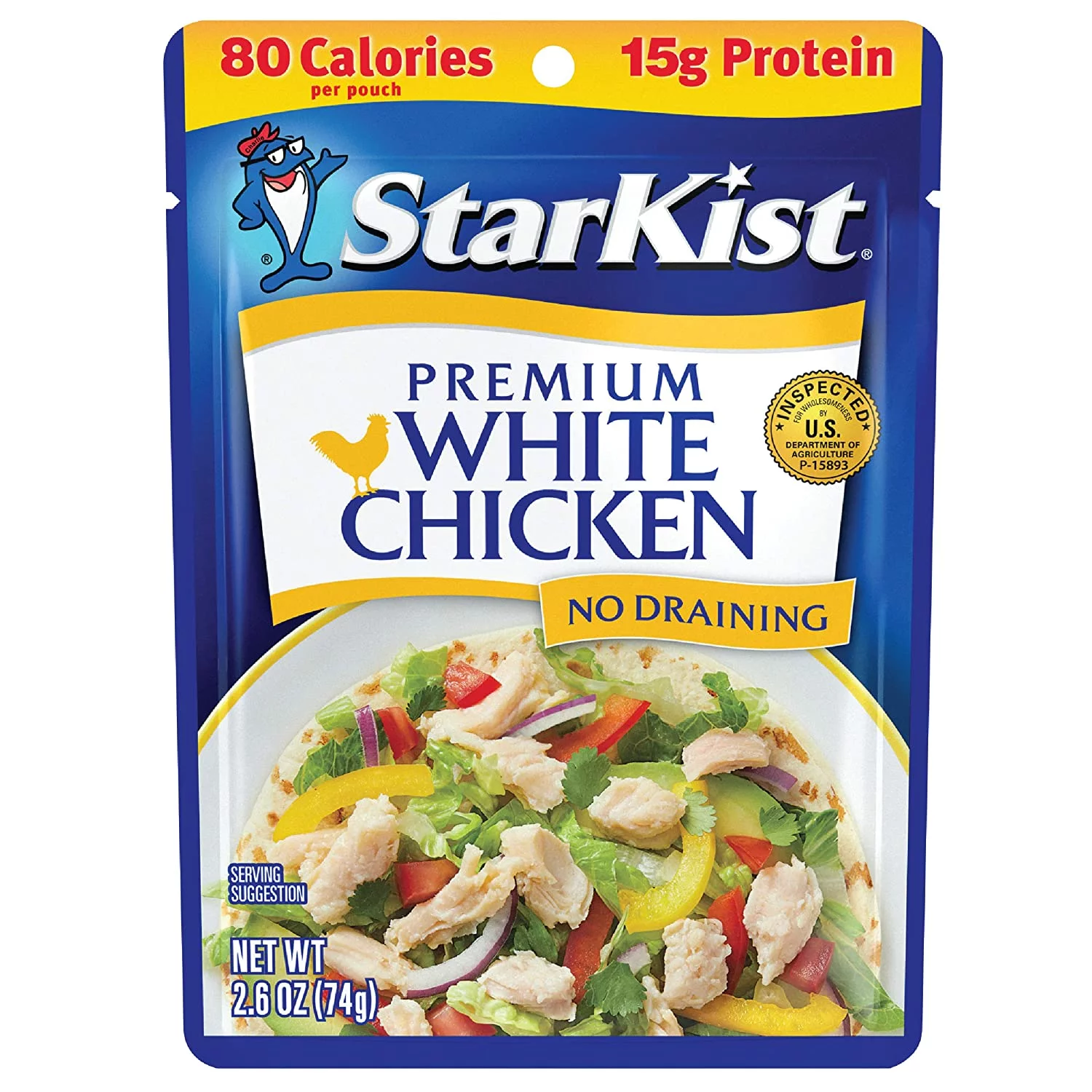 StarKist Premium White Chicken - 2.6 oz Pouch (Pack of 12)