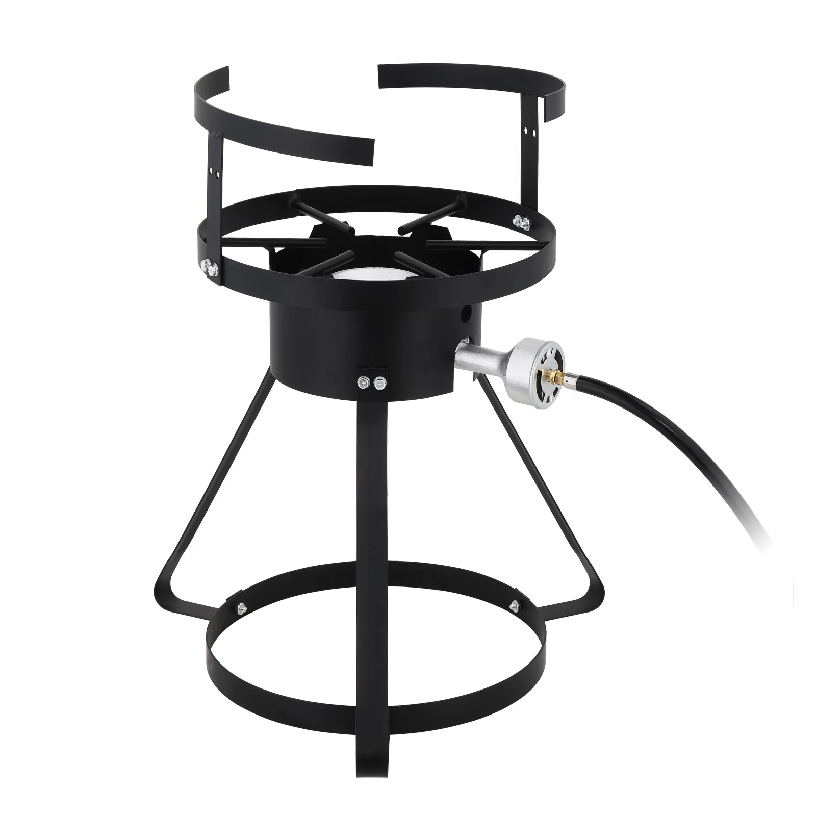 Turkey Fryer 30 Qt Cooker Set Round Tripod Stove Rack Fryer Gas Burner