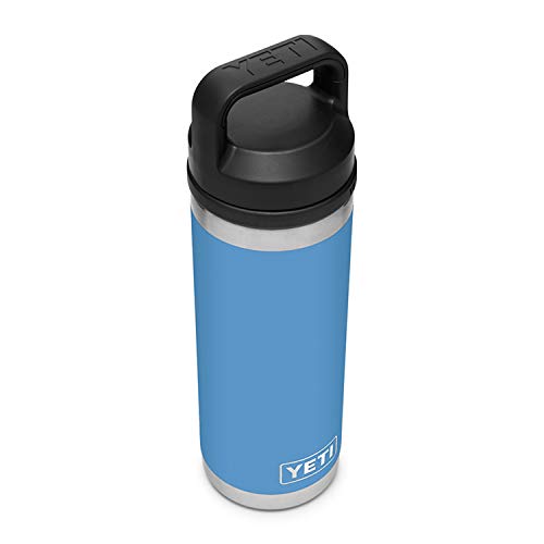 YETI Rambler 18 oz Bottle, Vacuum Insulated, Stainless Steel with Chug Cap, Sandstone Pink