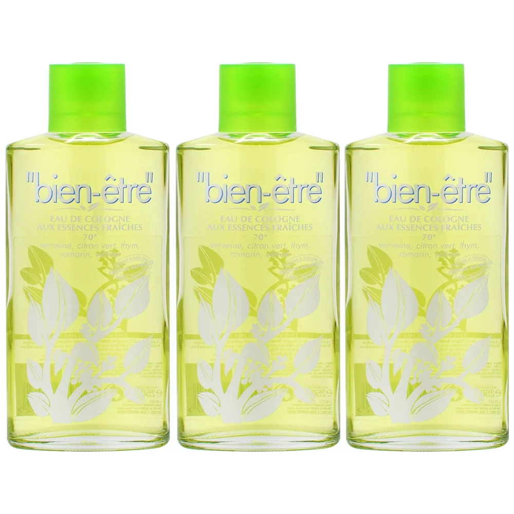 Bien-Etre Eau De Cologne Aux Essences Fraiches 250ml (Pack of 3)