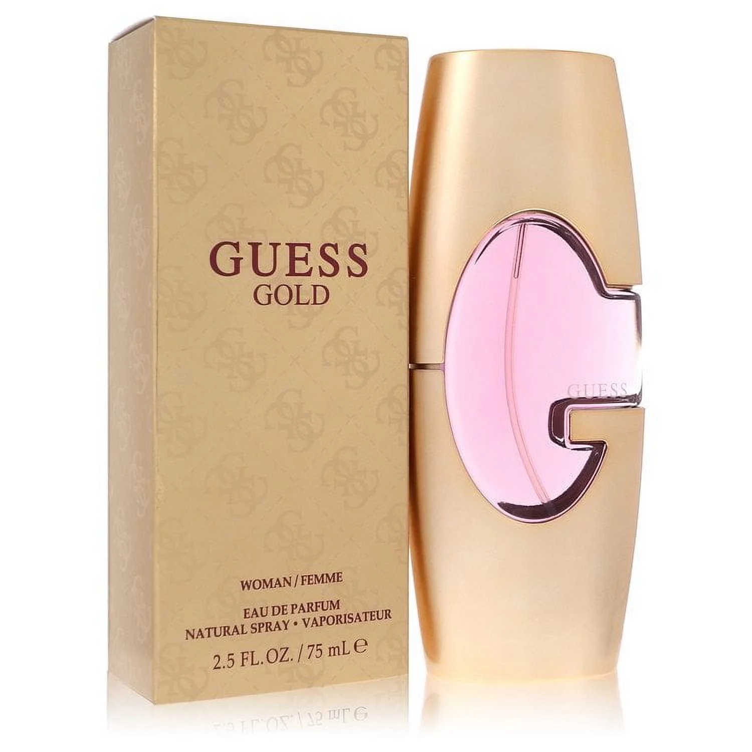 Guess Eau De Parfum Spray 2.5 Oz Guess Gold( Pack Of 3)