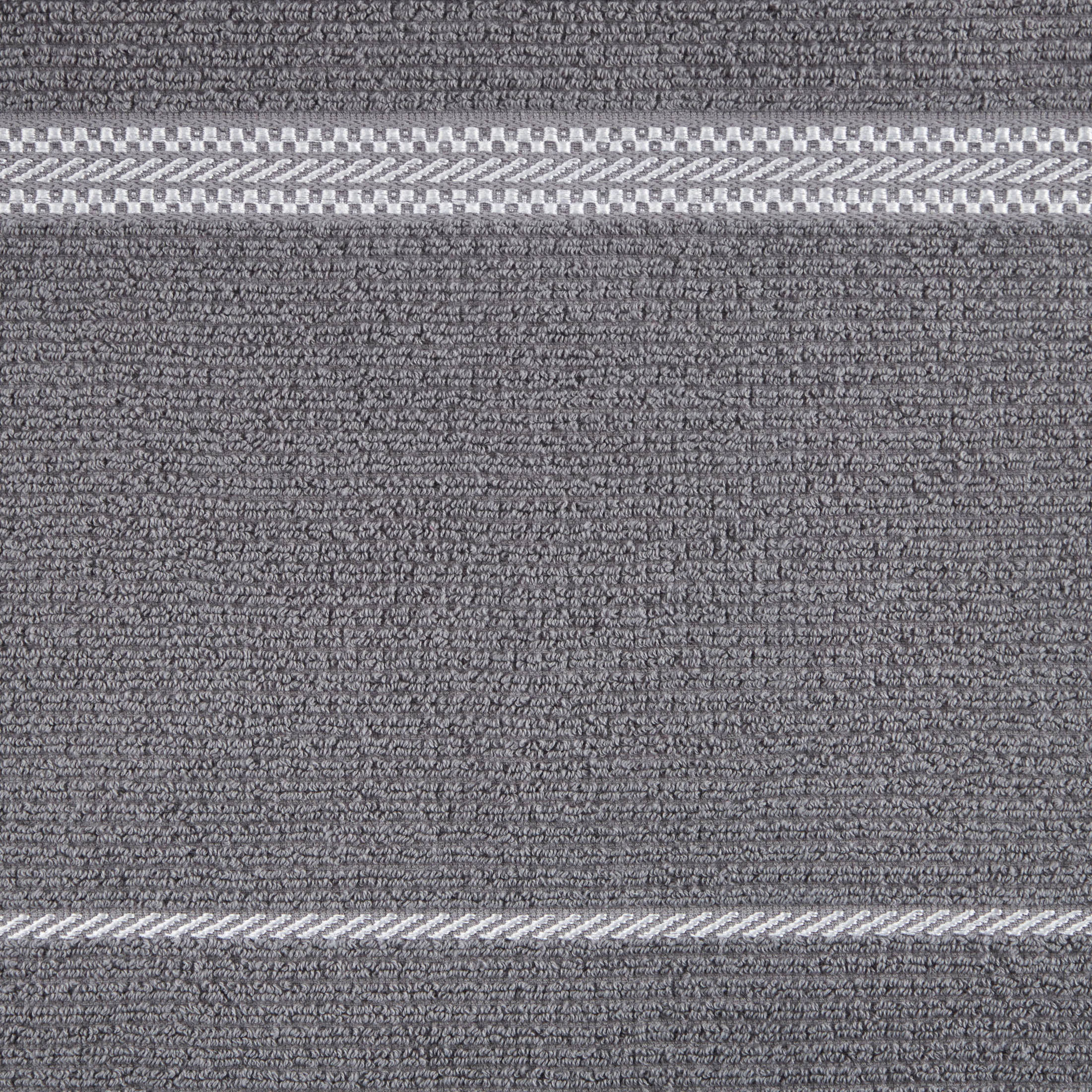 Martha Stewart Modern Waffle Kitchen Towel Set 6-Pack, Grey, 16