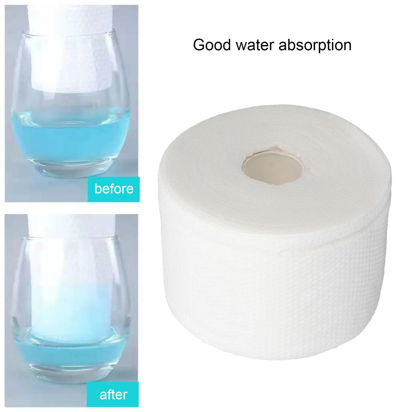 Facial Clean Disposable Face Towel Cotton Wet Dry Use Makeup Removing Wipes