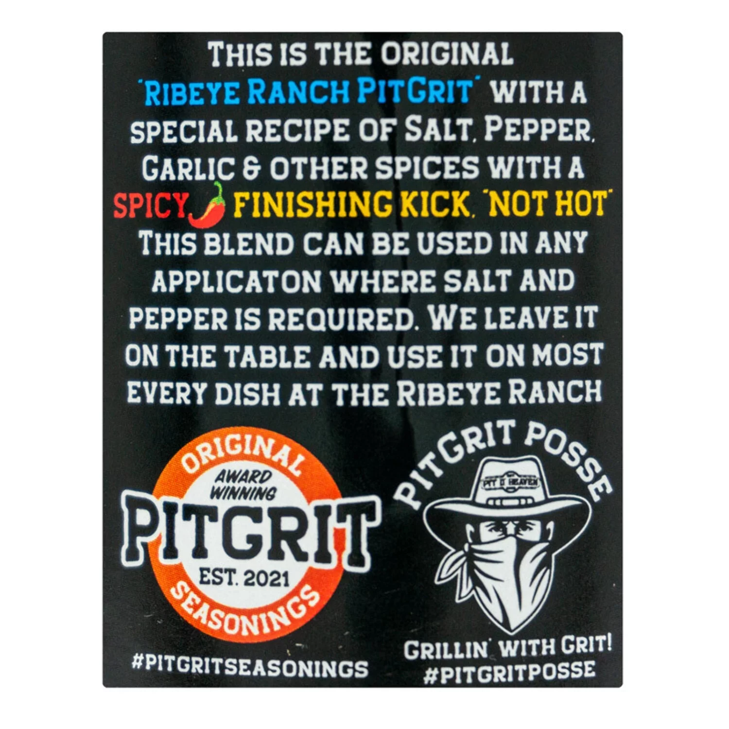 Ribeye Ranch KICKIN' Pit Grit | Pit O' Heaven