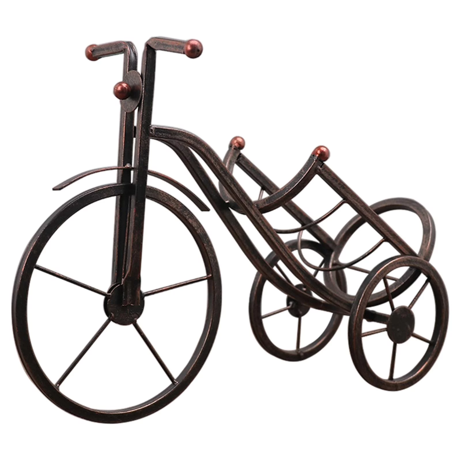 Retro Bike Shape Rack, Creative Countertop Display Holder, Champagne Holder Stand, Single Bottle Shelf Bike Shaped