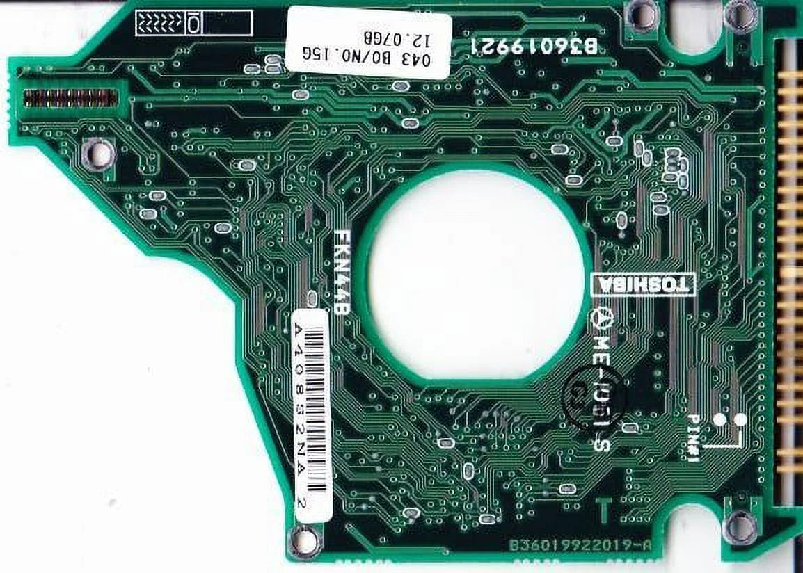 MK6014MAP, HDD2144 L ZE01, B36019922019-A, Toshiba 6GB IDE 2.5 PCB