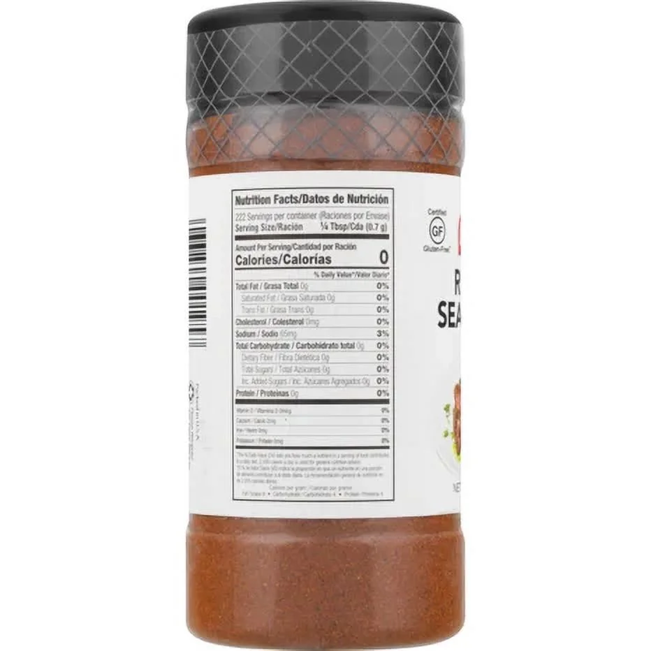 (6 Pack)Badia Spices - Seasoning Rib Rub, 5.5 oz.
