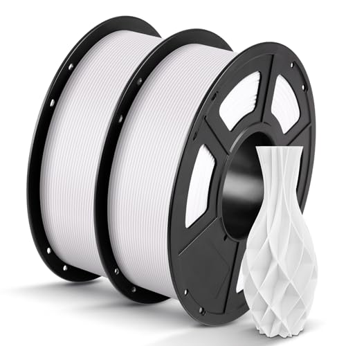 ANYCUBIC PLA Filament 1.75mm Bundle, 3D Printing PLA Filament 1.75mm Dimensional Accuracy +/- 0.02mm, 1KG Spool (2.2 lbs), 2KG Grey+Grey