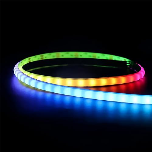 Smart Ultra-Thin 0.2in/5mm Bar Light, 5V USB Powered LED Light Strip with APP Control, Can be Installed in Narrow Gaps of Electronic Devices, Home Decor, and Automotive Spaces (160LEDs, 4.92ft/1.5m)