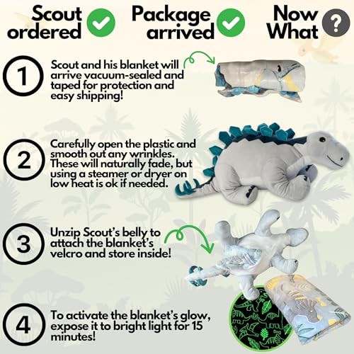 Shark Stuffed Animal with Blanket Inside: 3-in-1 Pillow, Blanket, and Friend - Lovable 29