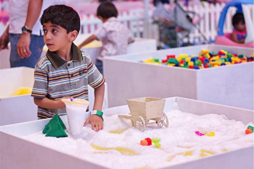 SnoWonder Instant Snow Fake Artificial Snow, Also Great for Making Cloud Slime - Mix Makes 4 Gallons of Fake Snow