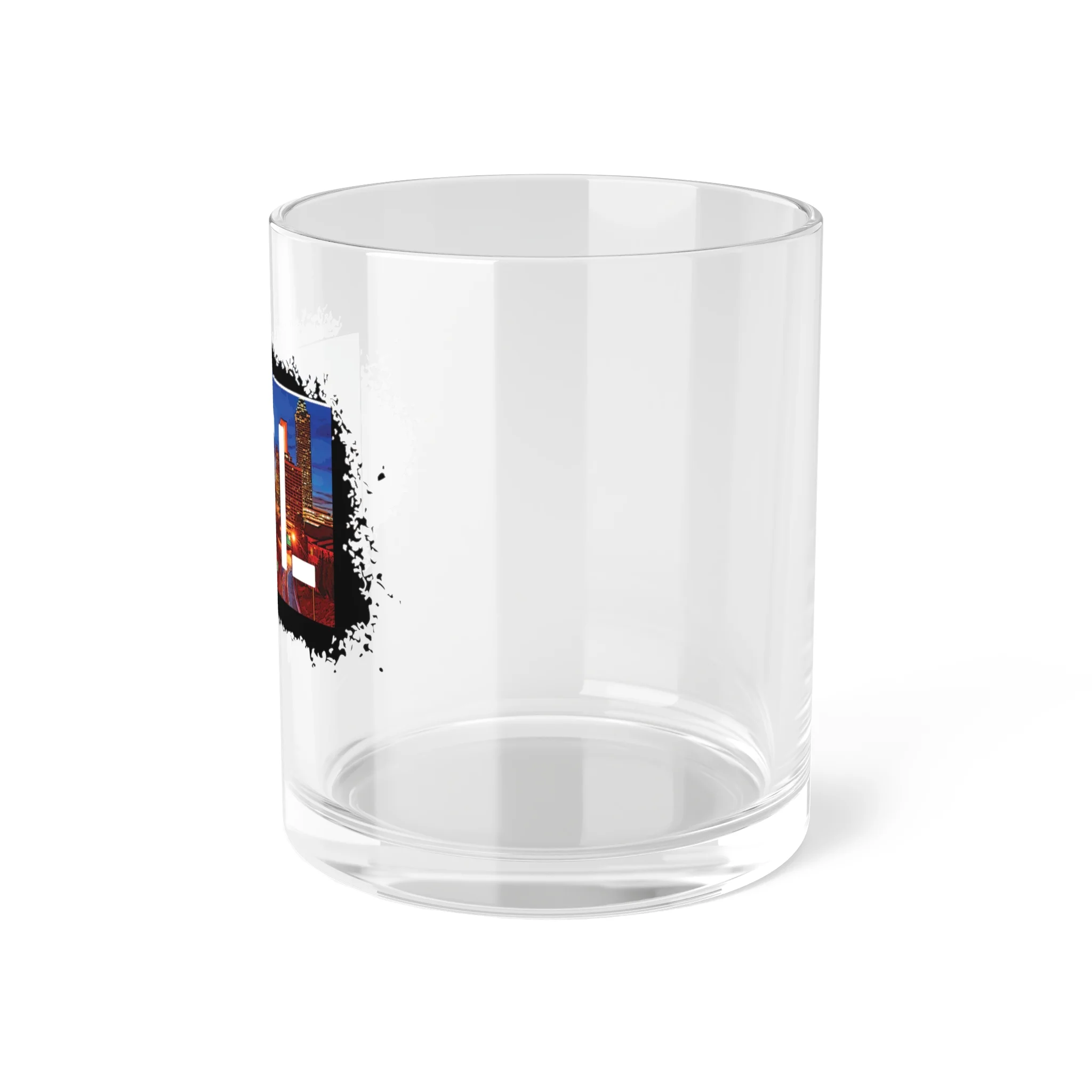 Atlanta, ATL  Bar Glass, bar glass, glass, art print, kitchen, custom glass