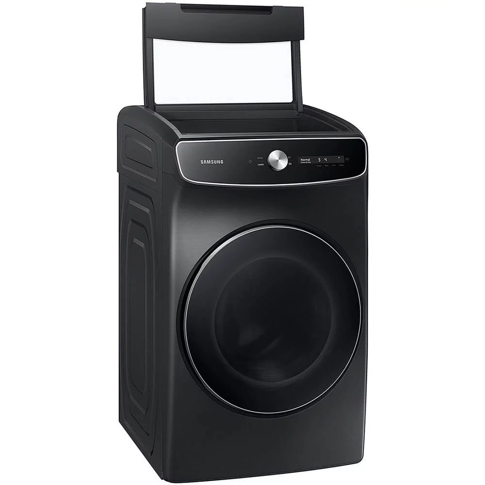 Samsung DVE60A9900V 7.5 Cu. Ft. Smart Dial Electric Dryer w/ FlexDry - Brushed Black