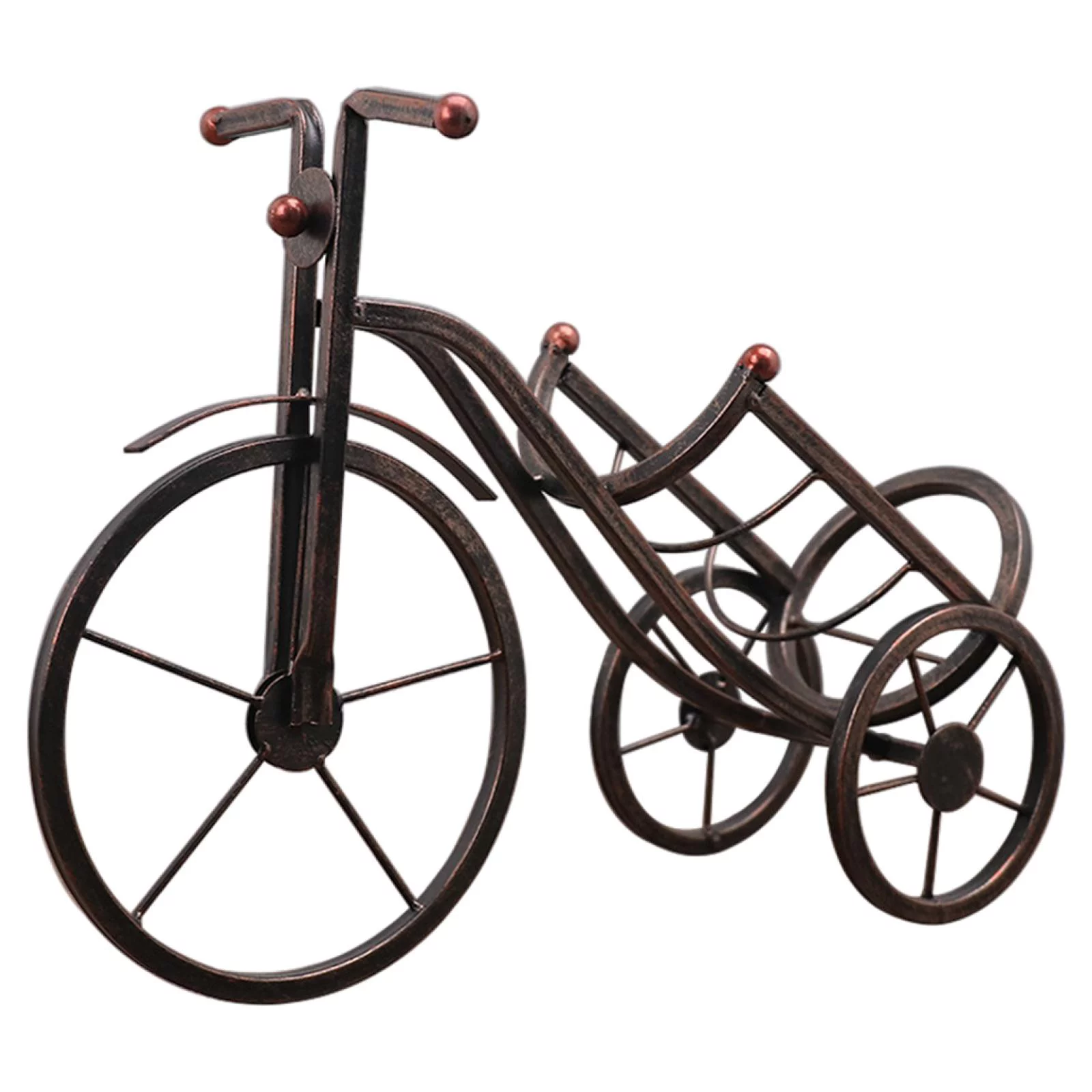 Retro Bike Shape Rack, Creative Countertop Display Holder, Champagne Holder Stand, Single Bottle Shelf Bike Shaped