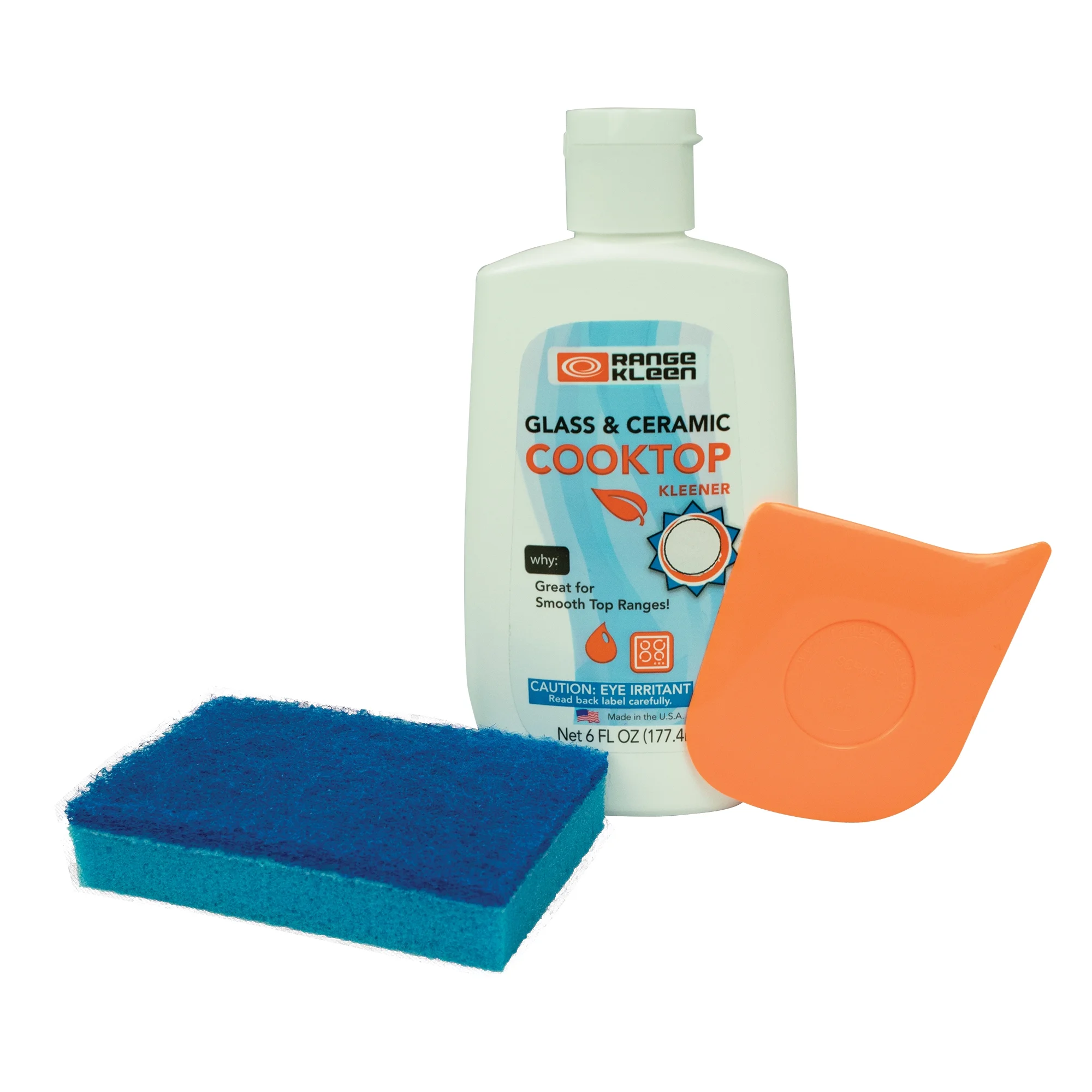 Range Kleen 50004 Glass and Ceramic Range Cleaning Kit - 3 Piece