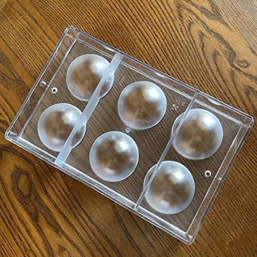 Goldbaking Ball Chocolate Mold Ball Polycarbonate Mould Chocolate Mold Hot Chocolate Bomb (Middle 2inch)