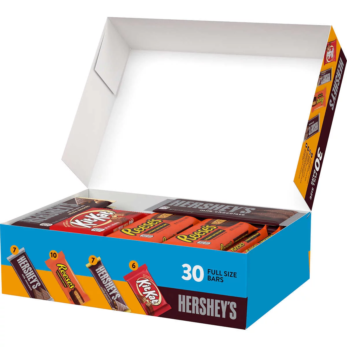Hershey's, Kit Kat, Reese's Chocolate Bars, Variety Pack, 30 ct