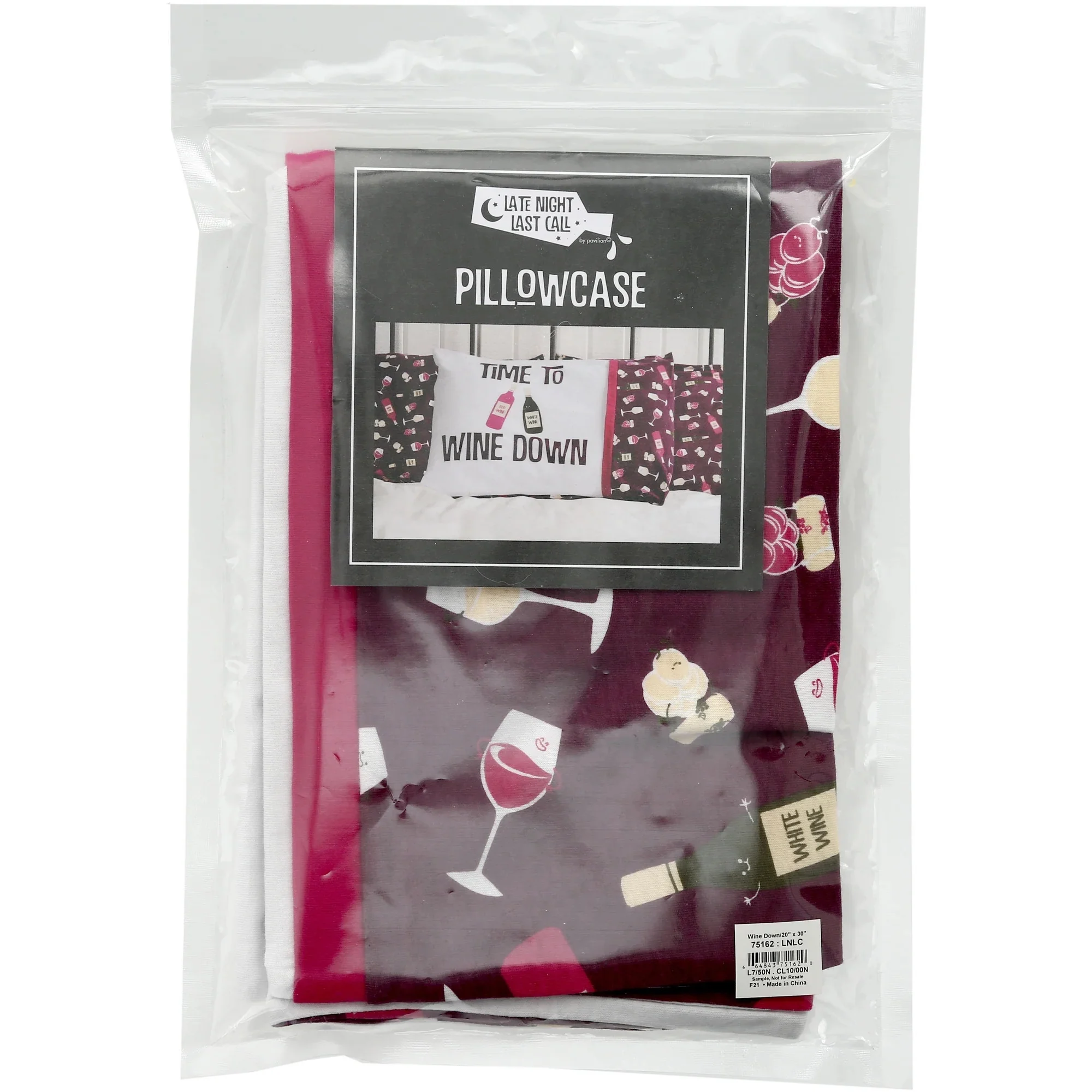 Wine Down 20 x 26 Pillowcase