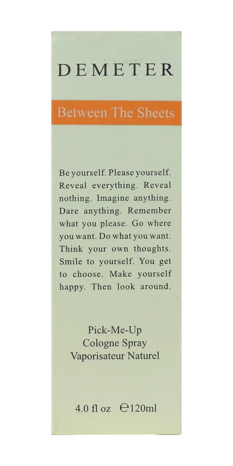 Demeter Between The Sheets Pick Me Up Cologne Spray 4.0Oz/120ml In Box