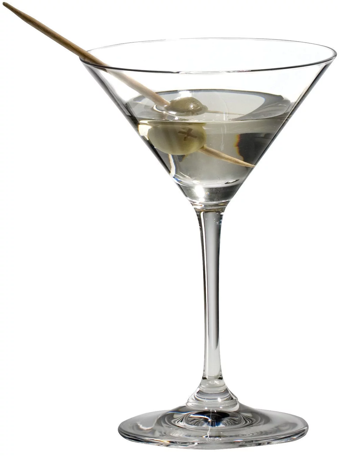 Riedel Vinum Martini Glass (6-Pack) with Microfiber Polishing Cloth
