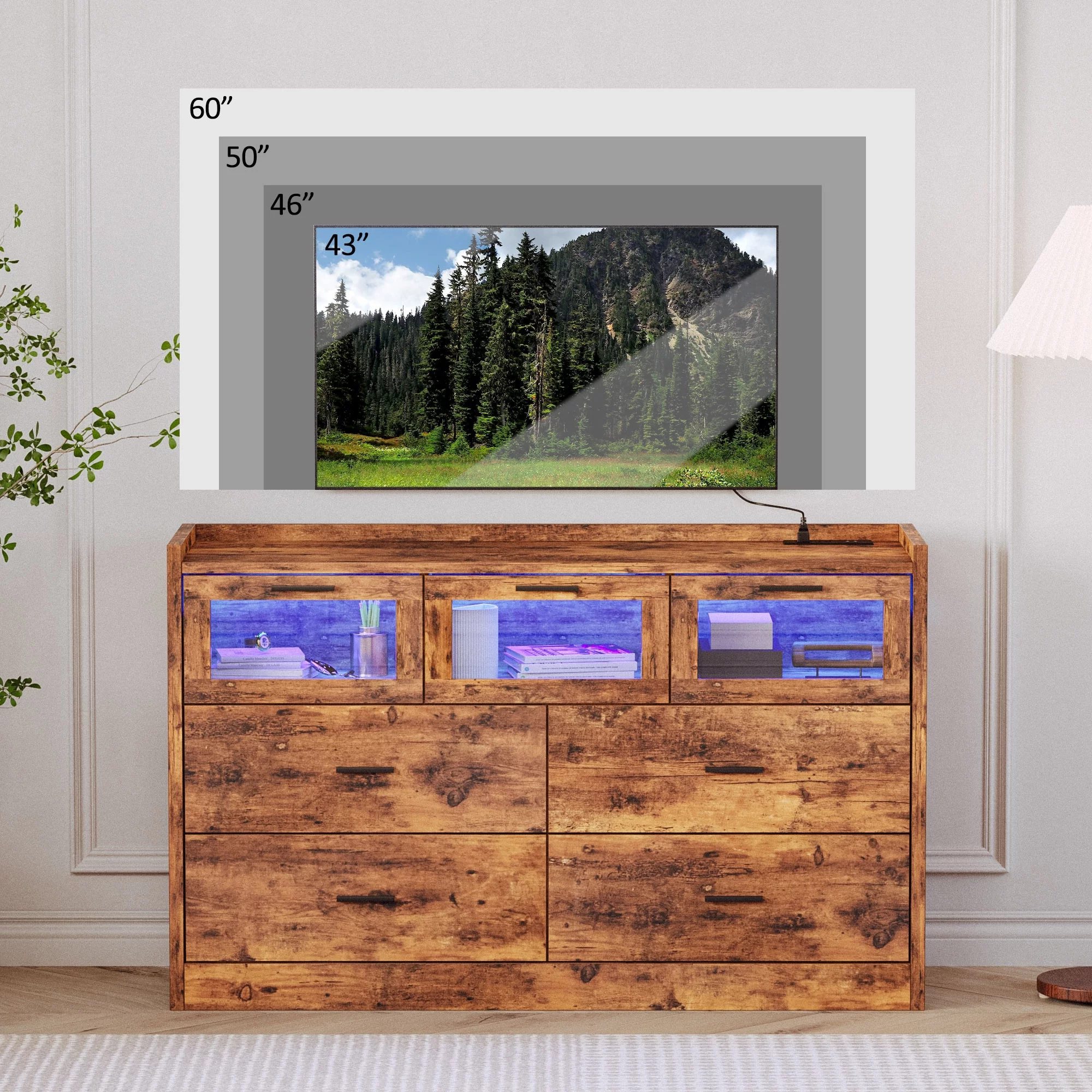 LIKIMIO 7 Glass Drawers 47