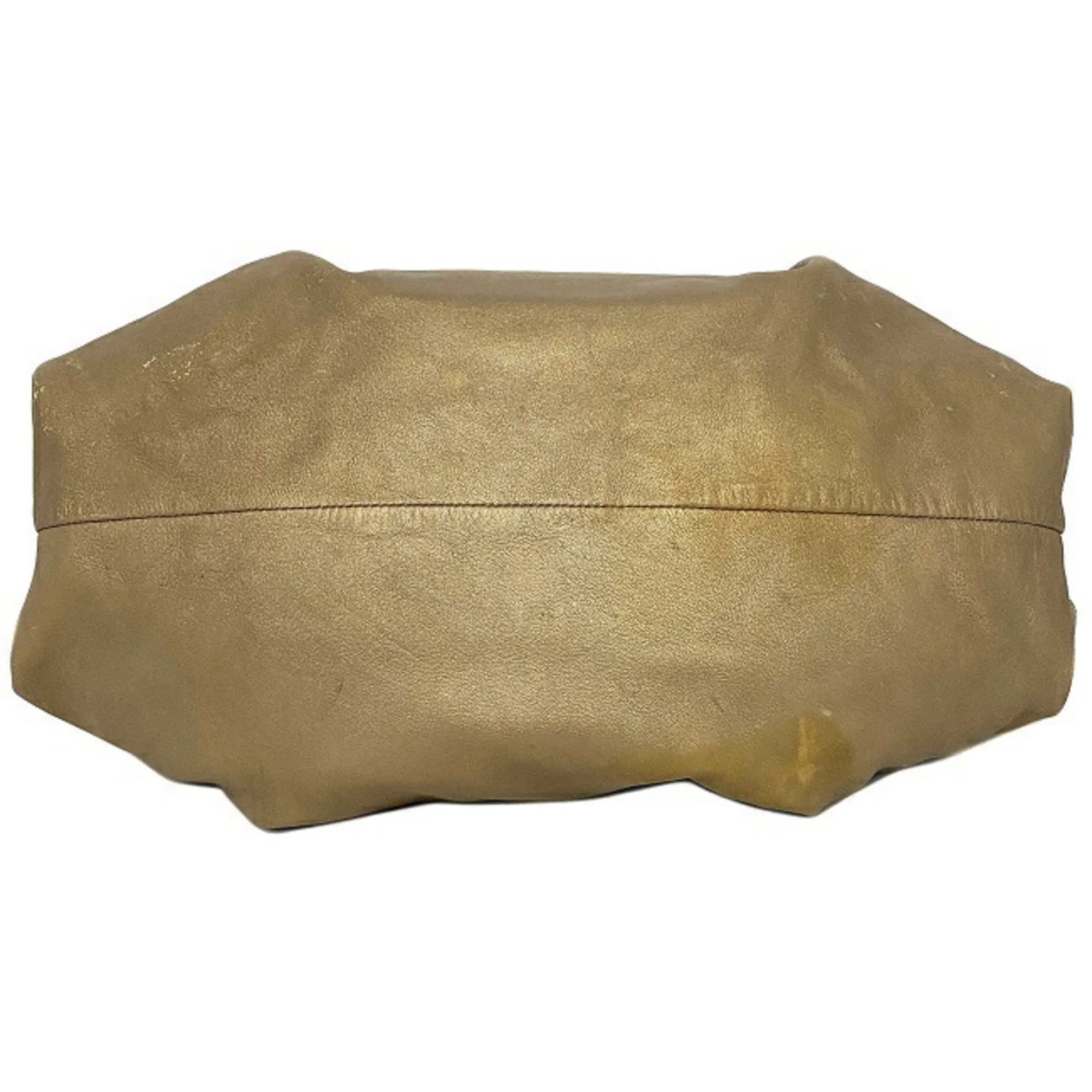 Pre-Owned Loewe Handbag Nappa Aire Gold Anagram Leather LOEWE Soft Ladies (Fair)