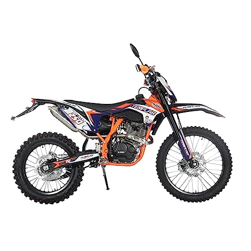 X-PRO Templar 250cc Zongshen Brand Engine Dirt Bike with All Lights and 5-Speed Manual Transmission, Electric/Kick Start! Big 21