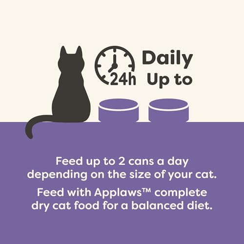 Applaws Natural Wet Cat Food in Gravy, Limited and Natural Ingredients, High Protein with No Artificial Additives, Fish Selection in Gravy (24 x 2.47oz Cans)