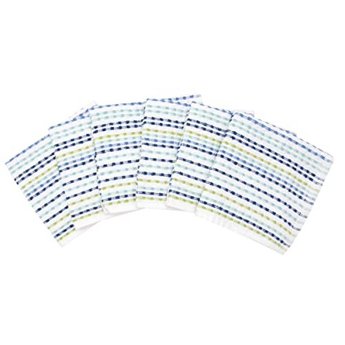 Ritz Pebble Bar Mop, Holiday Red-Green, 4 Towel Set