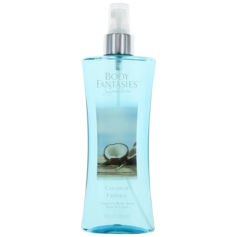 Coconut Fantasy by Body Fantasies, 8 oz Fragrance Body Spray for Women