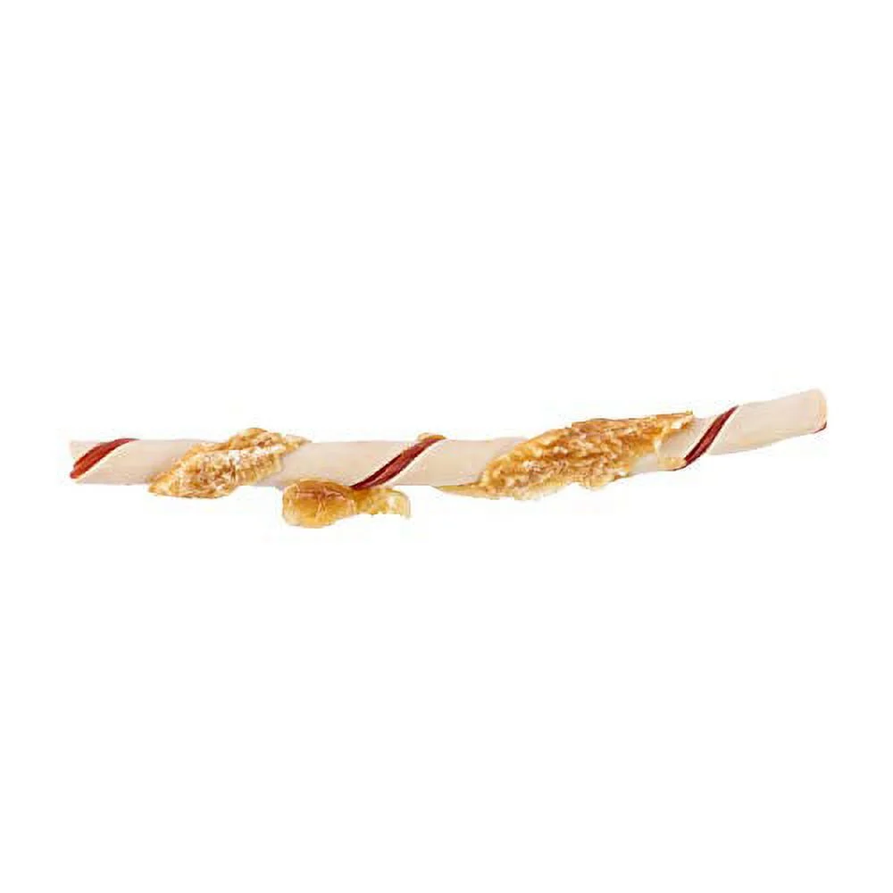 DreamBone Twist Sticks Chews Wrapped with Real Chicken 50 Count, Rawhide-Free Chews for Dogs, Multicolor, 50-Count