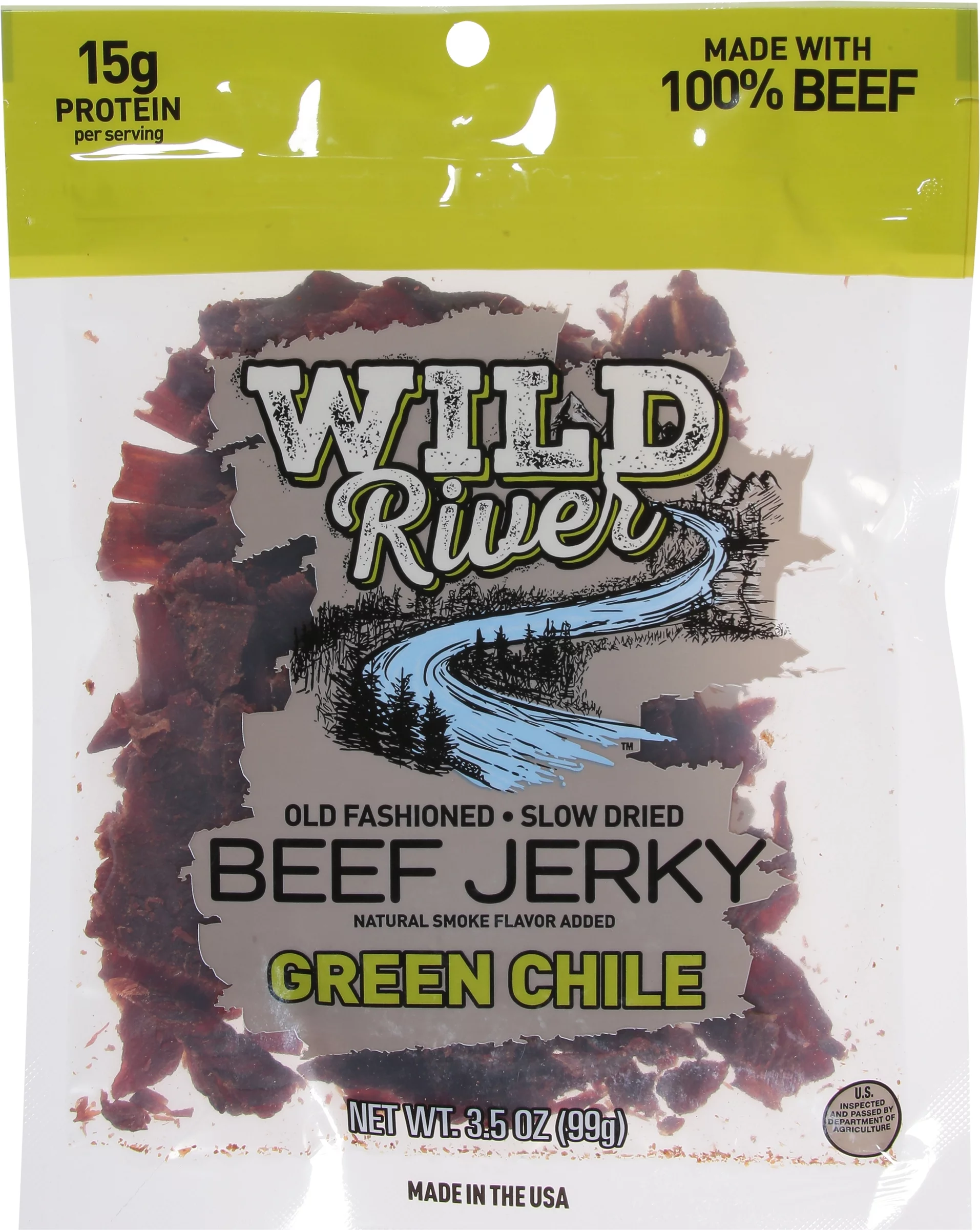 Jack Links 108991 3.5 oz Green Chile Beef Jerky Snacks - Pack of 8