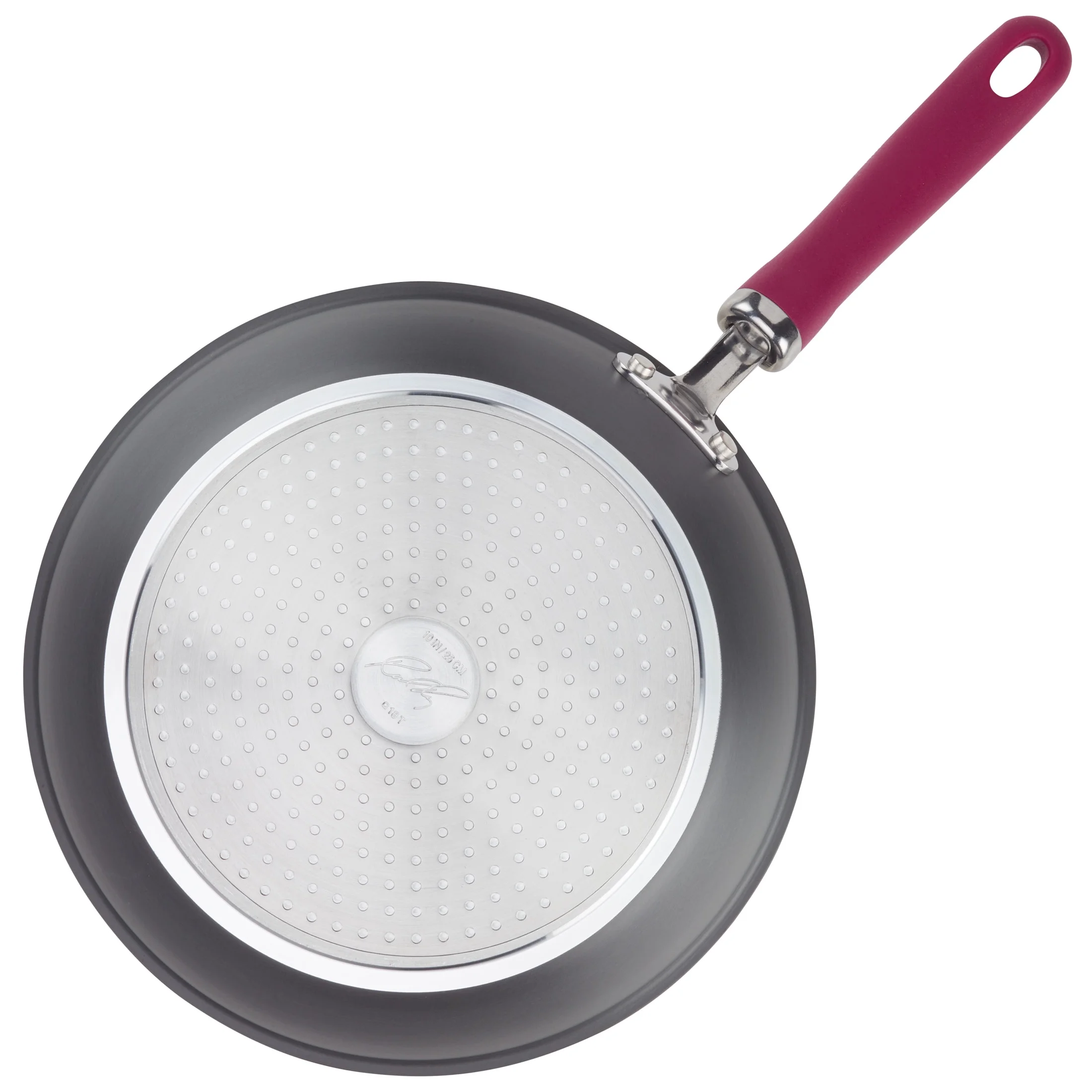 Rachael Ray Create Delicious 11 Piece Nonstick Pots and Pans Set, Burgundy Handles