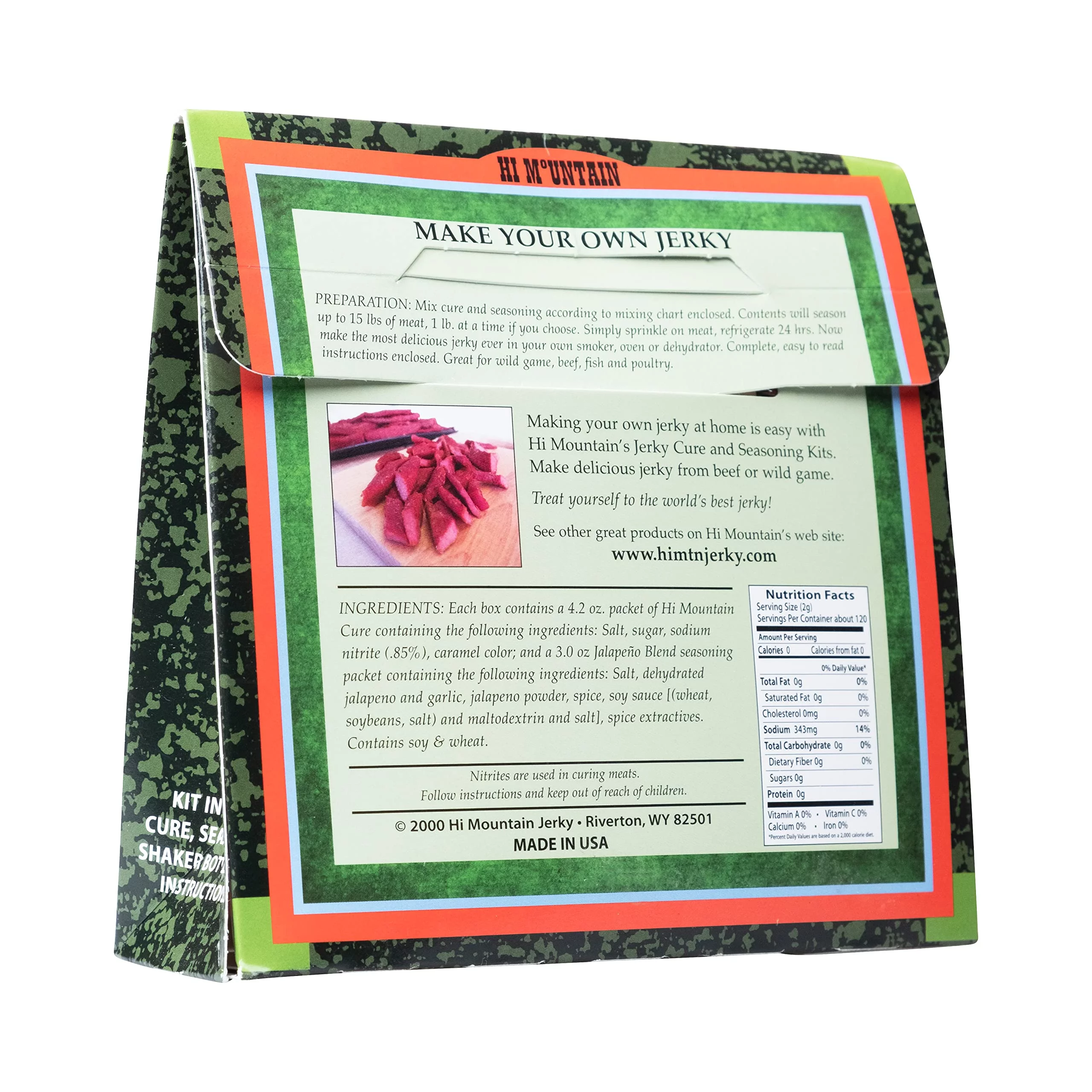 Hi Mountain Jerky Cure & Seasoning Kit - Jalapeno Blend