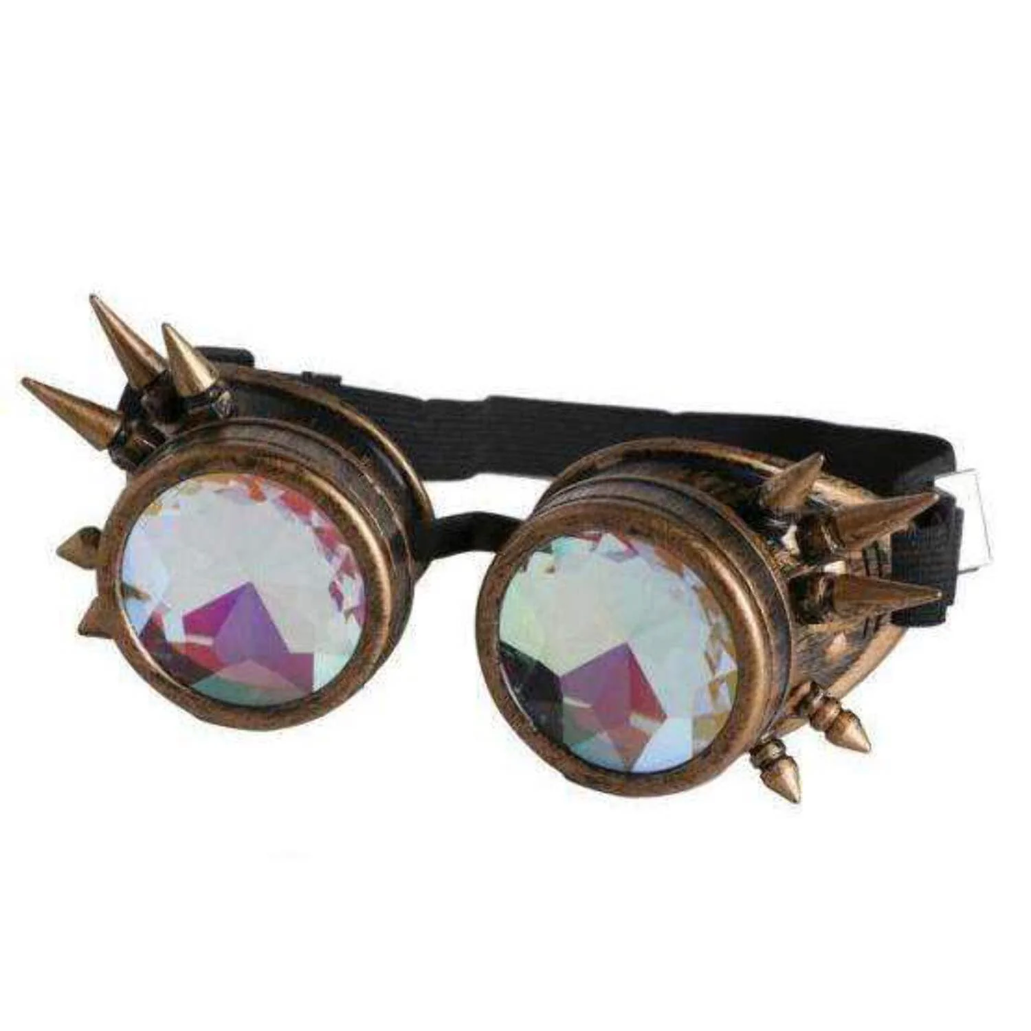 Western Fashion Inc. Steampunk Kaleidoscope Glasses - Silver 68747-SIL