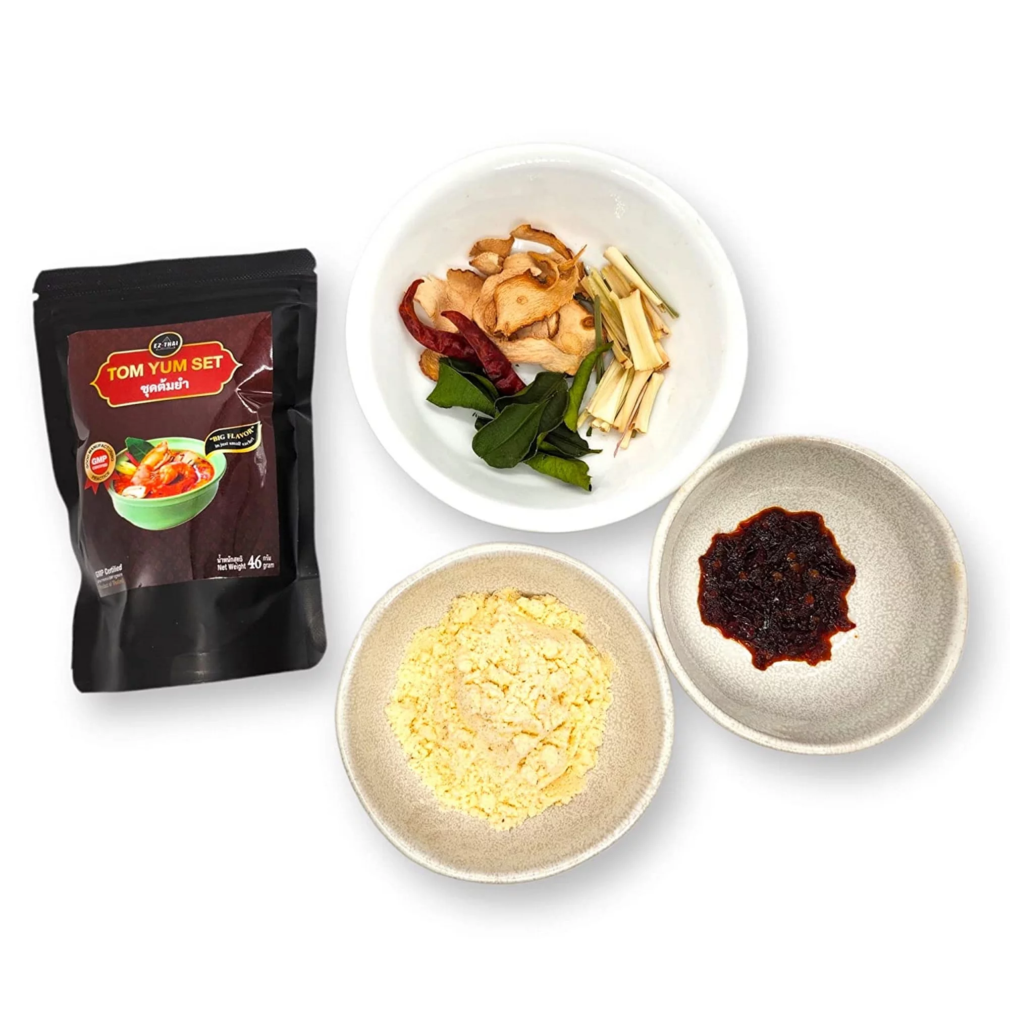 30packs x 1.76oz Tom Yum Instant Powder Set 1serve Chili Paste Sauce/Dried Herbs