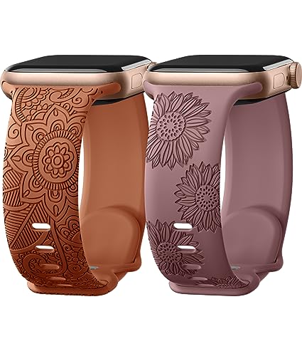 Odbeai Christmas Bands Compatible with Apple Watch Bands for Women 40mm 41mm 38mm 42mm 44mm 45mm 49mm, Cute Holiday Festival Soft Silicone Strap for iWatch Bands All Series 11 10 9-1 SE Ultra 1/2/3